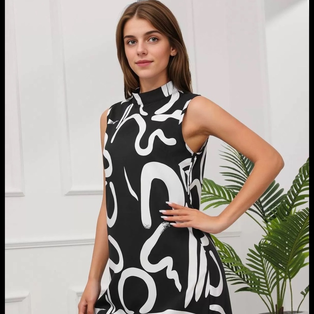 NECK TANK TOP DRESS - Picture 4 of 6